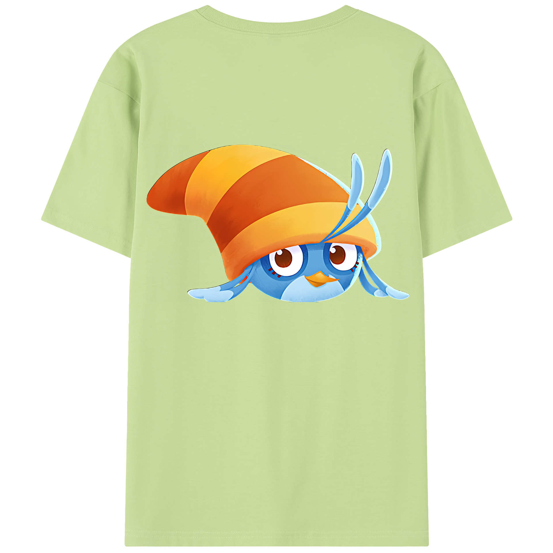 （画像用） Angry Birds アングリーバード 綿100％半袖Tシャツ（背面プリント）